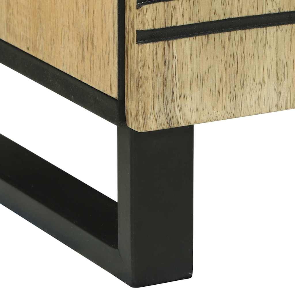 Nachttisch Natur 50 x 33 x 60 cm Holzwerkstoff