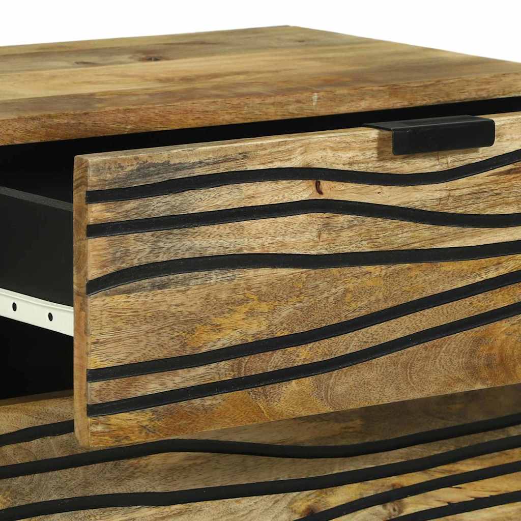 Nachttisch Natur 50 x 33 x 62 cm Holzwerkstoff