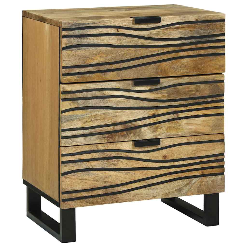 Nachttisch Natur 50 x 33 x 62 cm Holzwerkstoff
