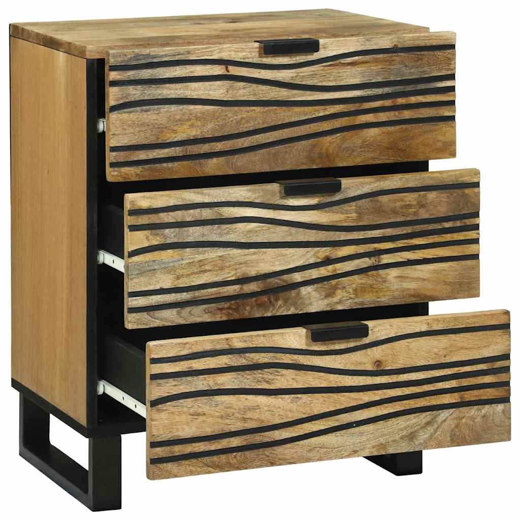 Nachttisch Natur 50 x 33 x 62 cm Holzwerkstoff