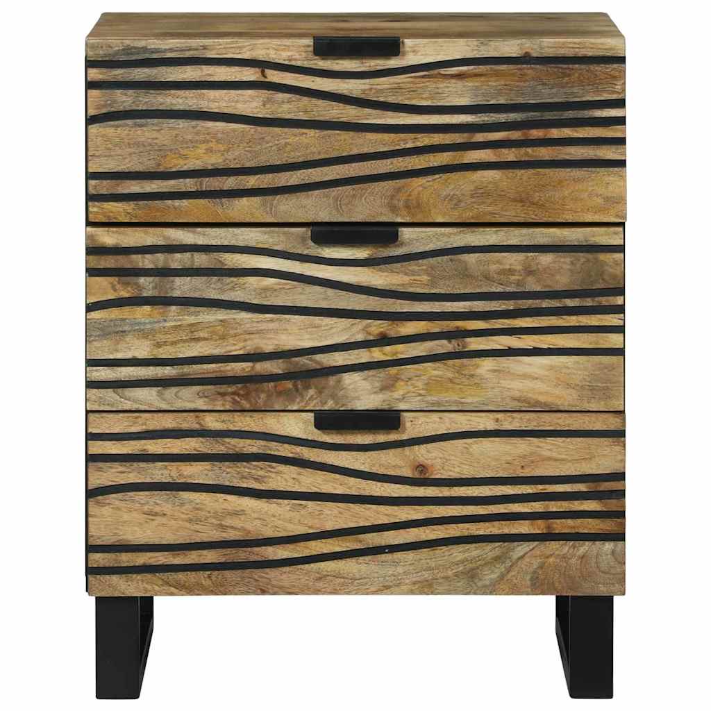 Nachttisch Natur 50 x 33 x 62 cm Holzwerkstoff