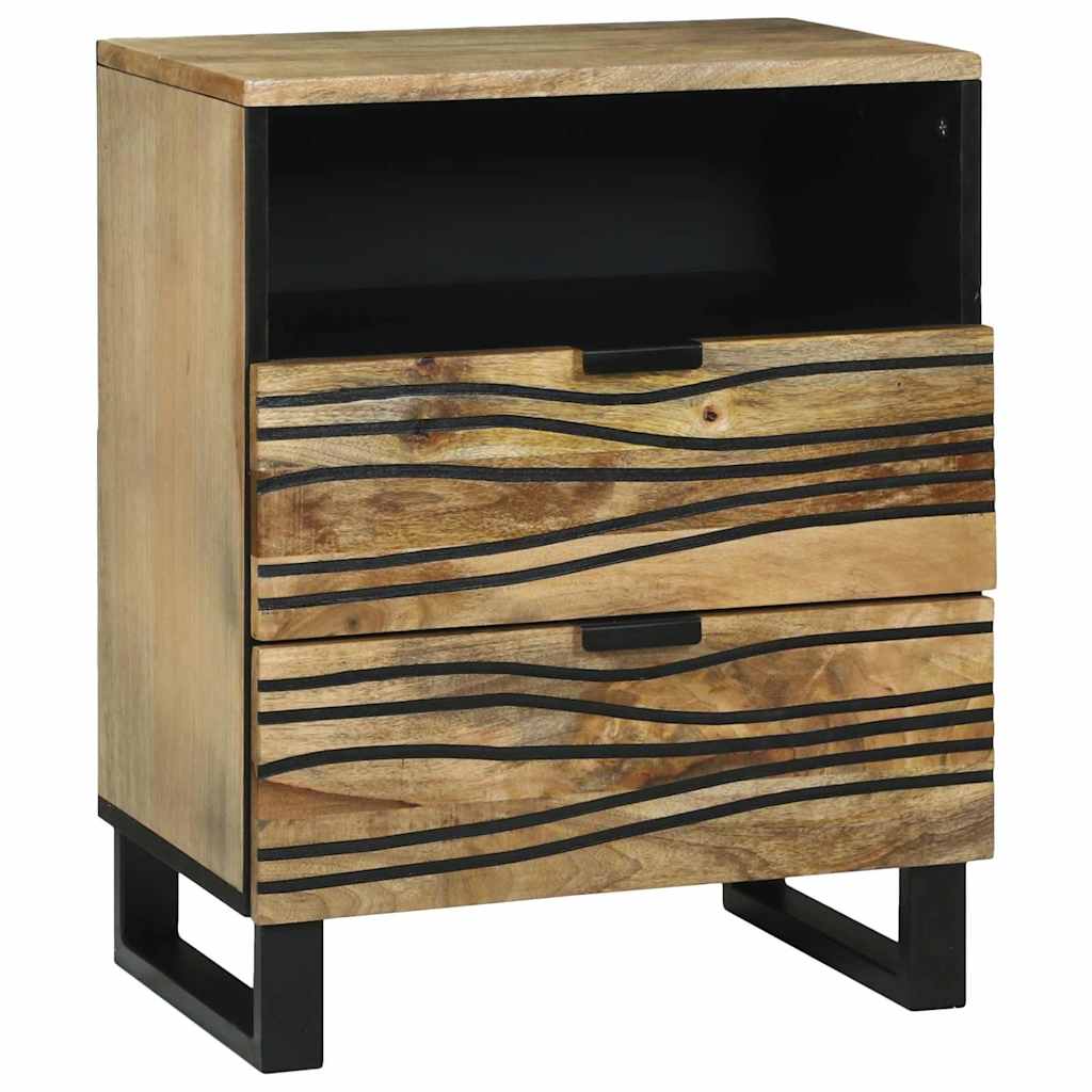 Nachttisch Natur 50 x 33 x 62 cm Holzwerkstoff