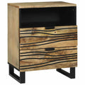 Nachttisch Natur 50 x 33 x 62 cm Holzwerkstoff