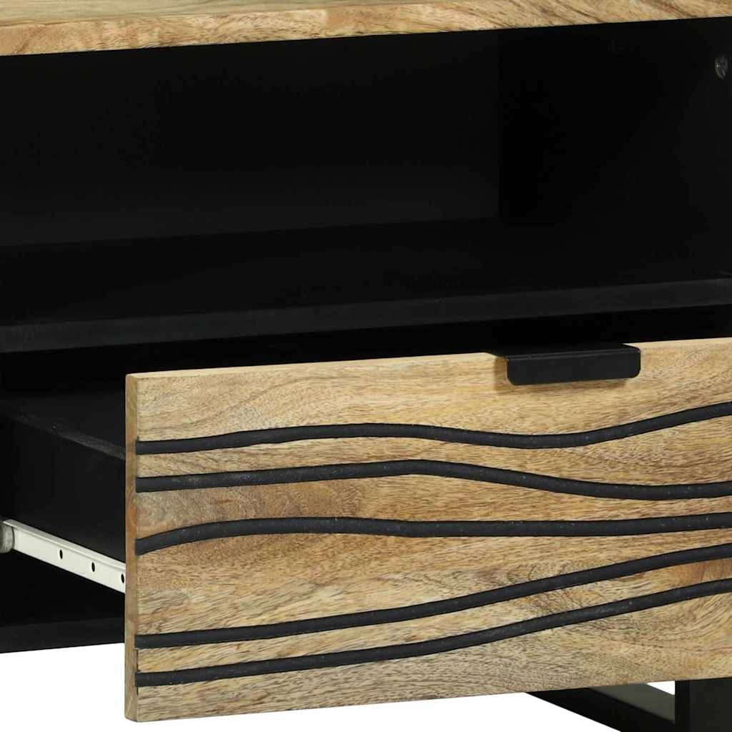 TV-Einheiten mit Schubladen Braun 80 x 33 x 46 cm Holzwerkstoff
