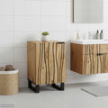 Waschbeckenschrank Braun 38 x 33,5 x 58 cm Holzwerkstoff