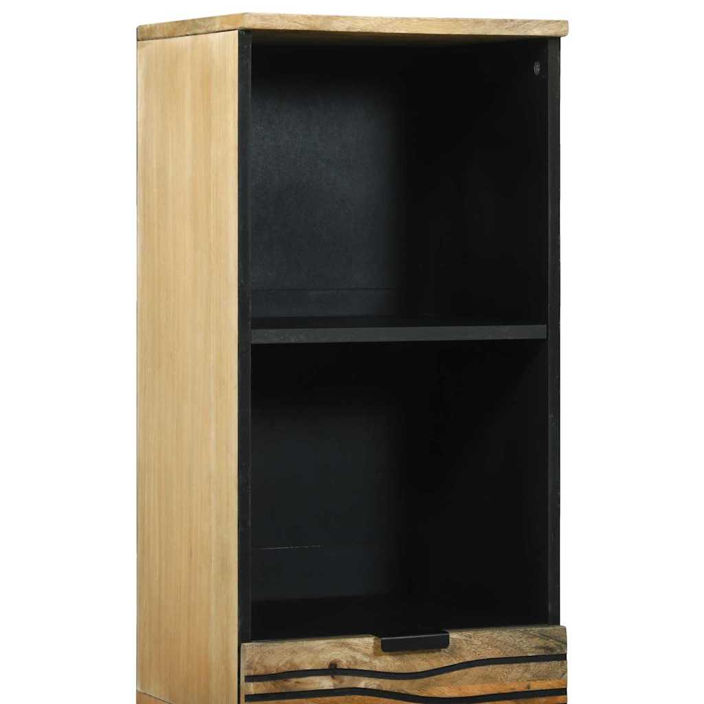 Badezimmerschrank Natur 38 x 33 x 160 cm Holzwerkstoff