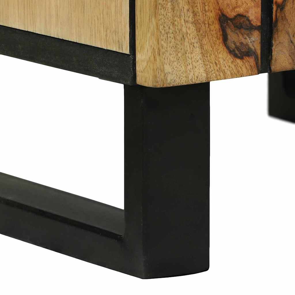 Badezimmerschrank Natur 38 x 33 x 160 cm Holzwerkstoff