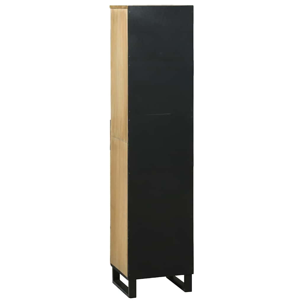 Badezimmerschrank Natur 38 x 33 x 160 cm Holzwerkstoff