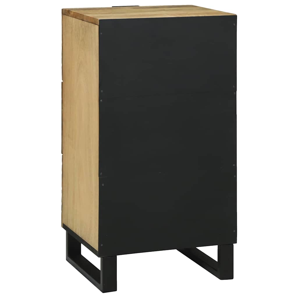 Sideboard Braun 40 x 33 x 75 cm massives Mangoholz