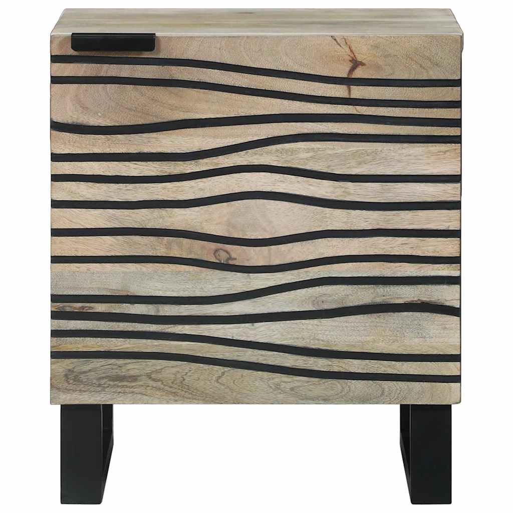 Nachttisch Weiß 40 x 33 x 46 cm Holzwerkstoff