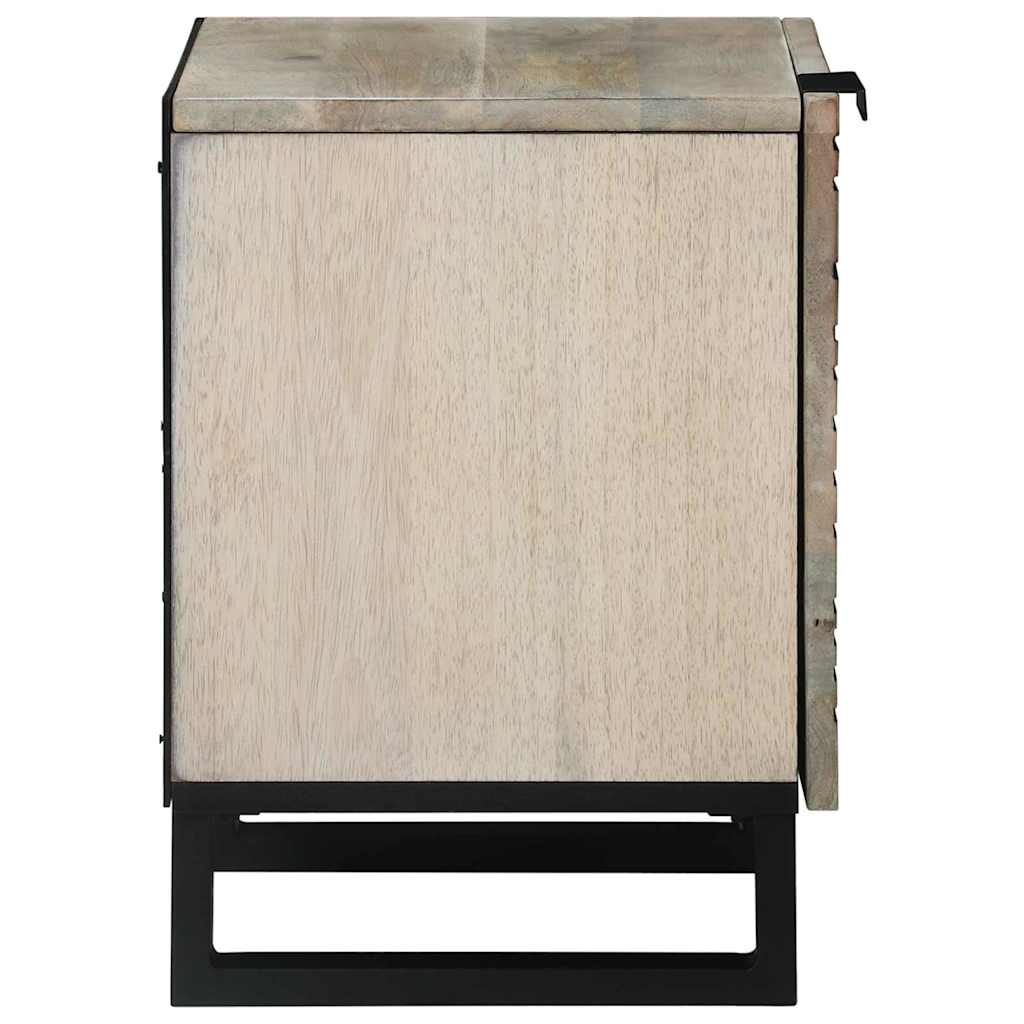 Nachttisch 2 pcs Weiß 40 x 33 x 46 cm Holzwerkstoff