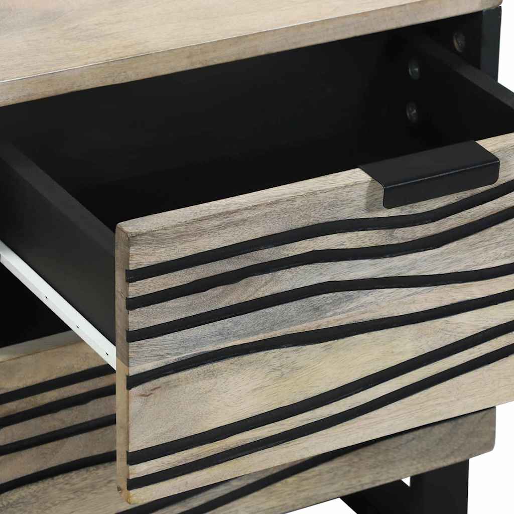 Nachttisch 2 pcs Weiß 40 x 33 x 46 cm Holzwerkstoff