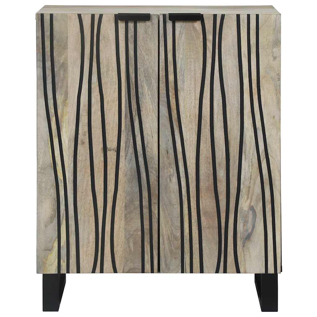 Sideboard Weiß 60 x 33,5 x 75 cm Massivholz Mango