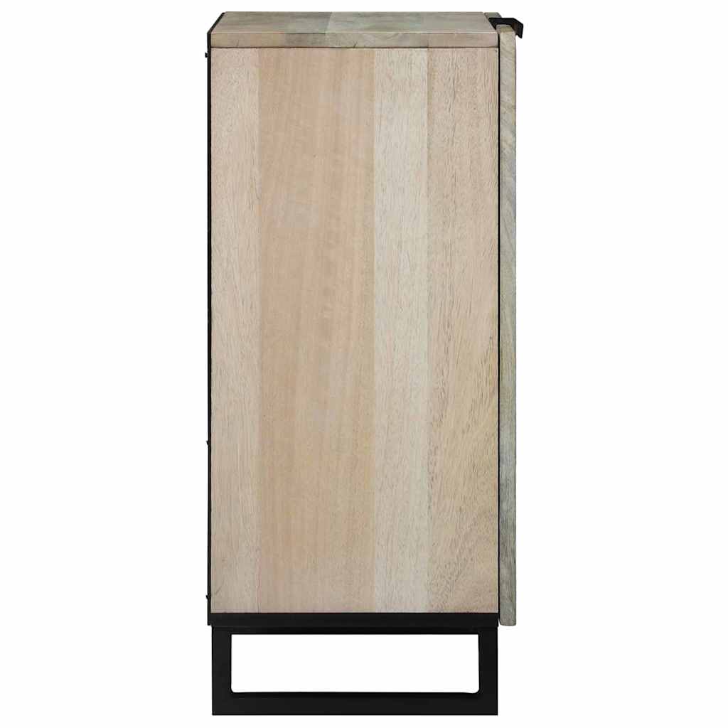 Sideboard Weiß 60 x 33,5 x 75 cm Massivholz Mango