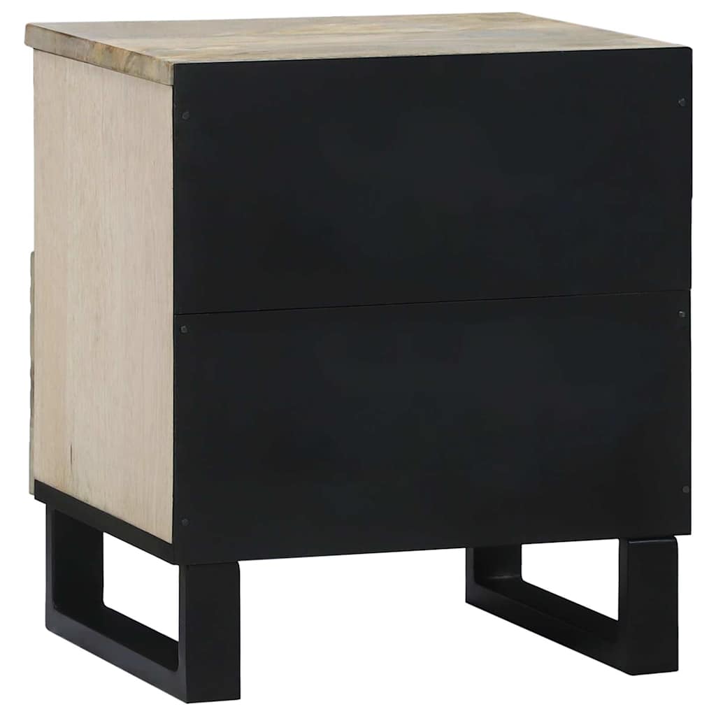 Nachttisch 2 pcs Weiß 40 x 33 x 46 cm Holzwerkstoff