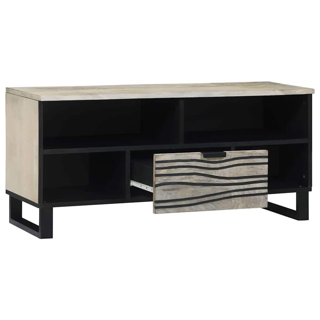 TV-Einheiten mit Schubladen Weiß 105 x 33 x 46 cm Holzwerkstoff