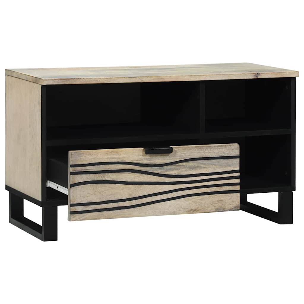 TV-Einheiten mit Schubladen Weiß 80 x 33 x 46 cm Holzwerkstoff