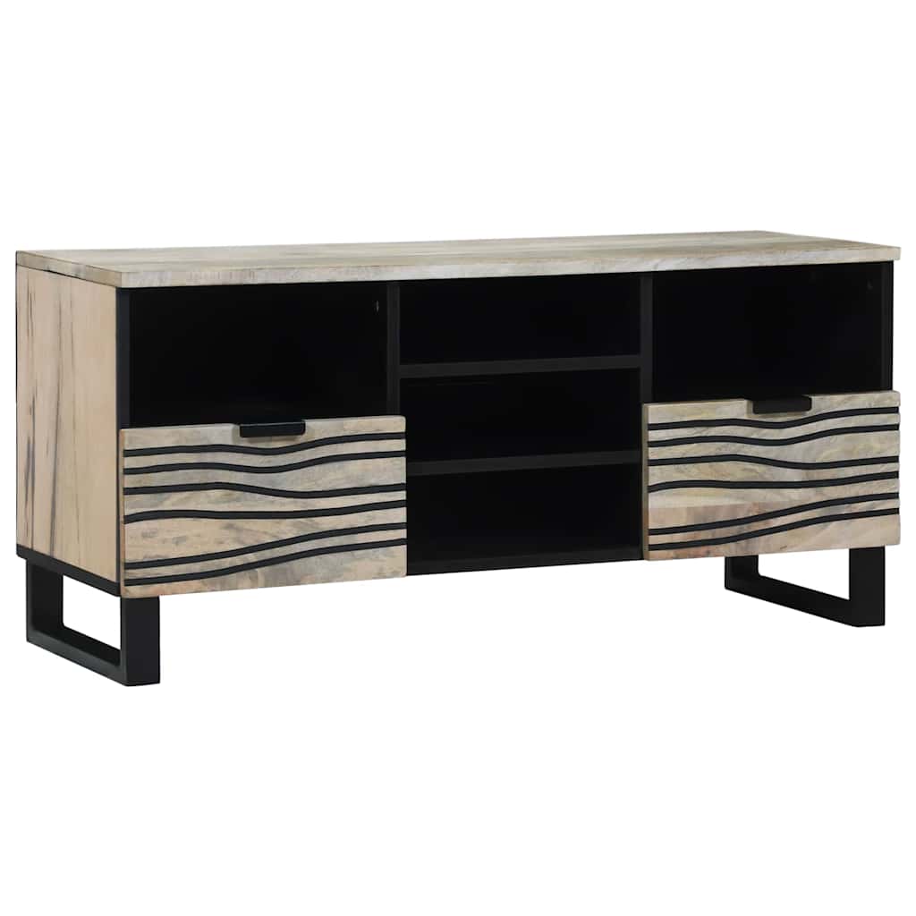 TV-Einheiten mit Schubladen Weiß 100 x 33 x 46 cm Holzwerkstoff