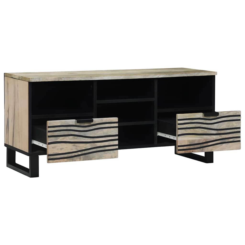 TV-Einheiten mit Schubladen Weiß 100 x 33 x 46 cm Holzwerkstoff