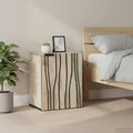 Waschbeckenschrank mit Tür Weiß 38 x 33,5 x 48 cm Holzwerkstoff