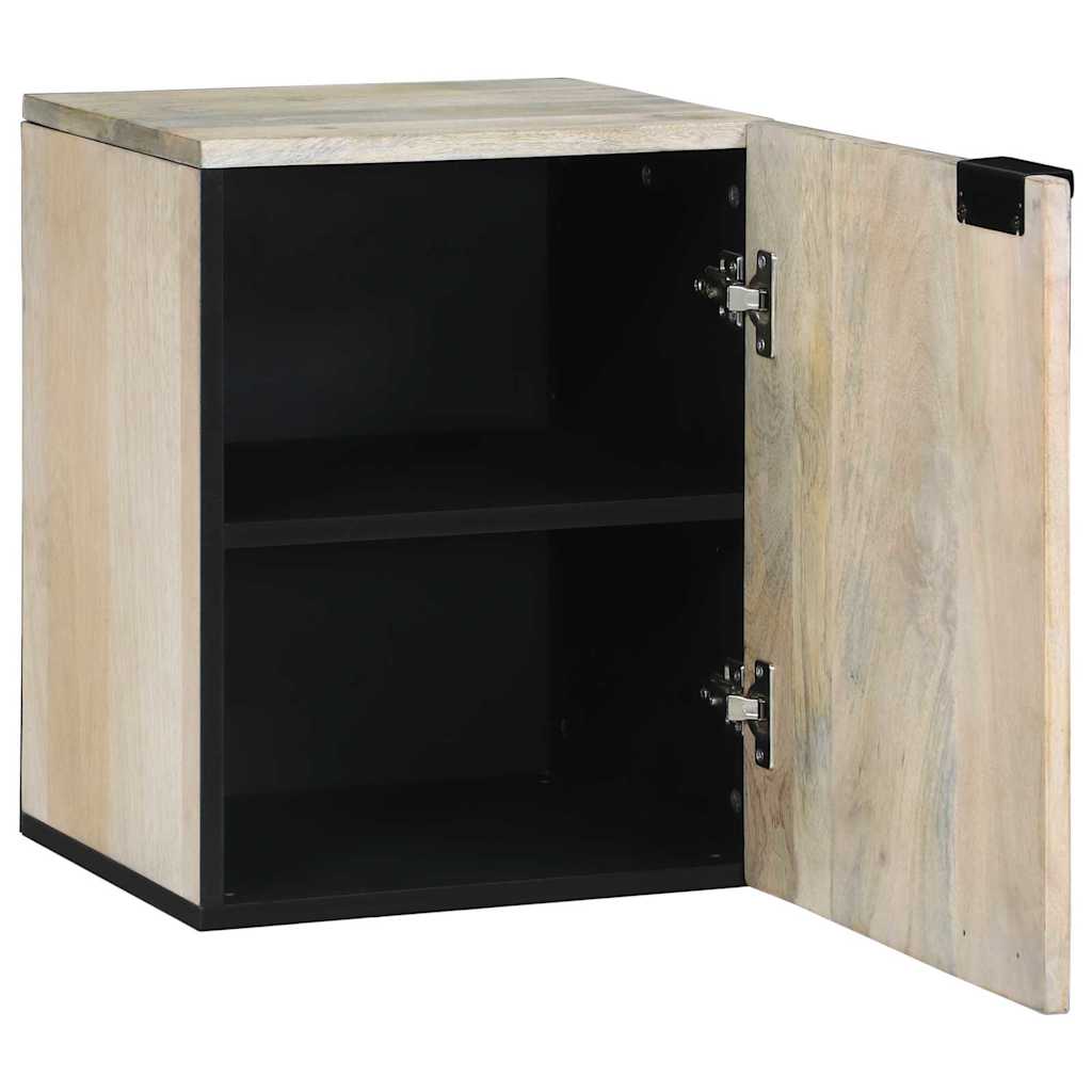 Waschbeckenschrank mit Tür Weiß 38 x 33,5 x 48 cm Holzwerkstoff
