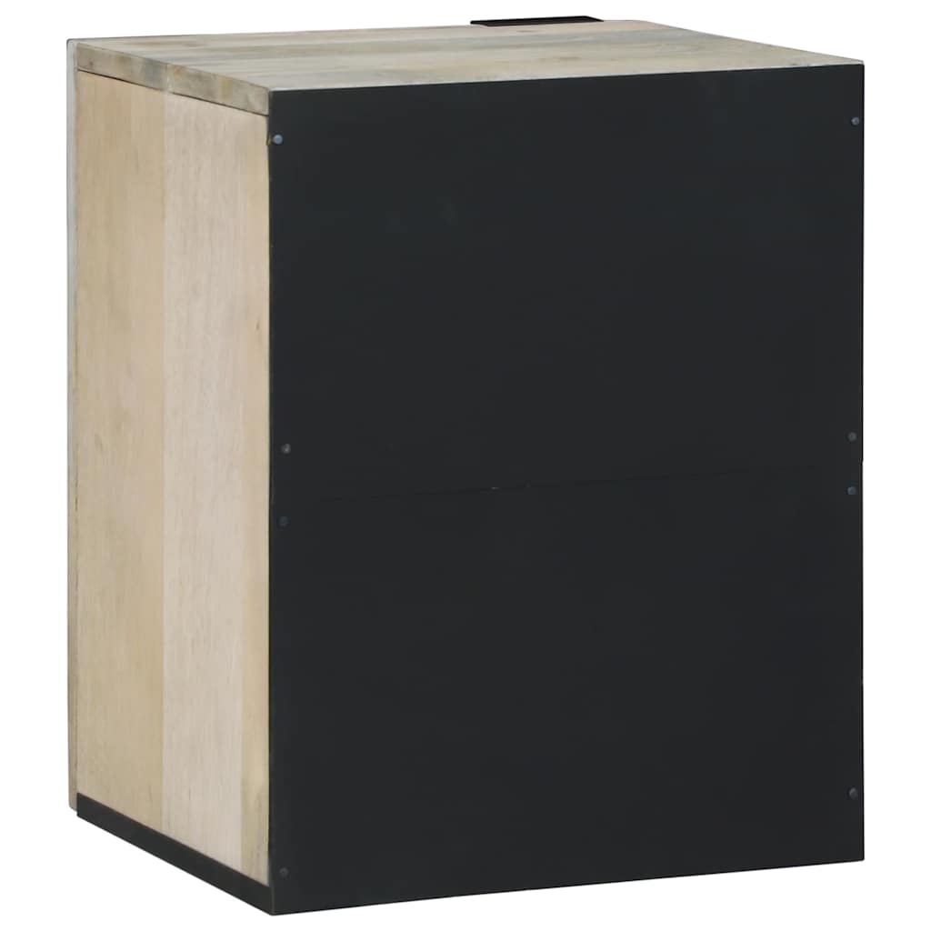 Waschbeckenschrank mit Tür Weiß 38 x 33,5 x 48 cm Holzwerkstoff