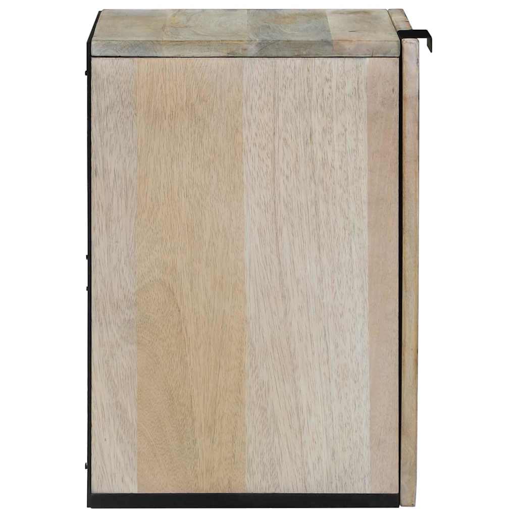 Waschbeckenschrank mit Tür Weiß 38 x 33,5 x 48 cm Holzwerkstoff