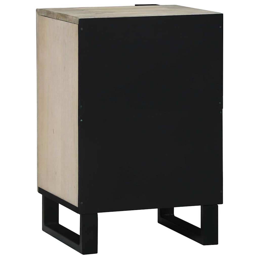 Waschbeckenschrank mit Tür Weiß 38 x 33,5 x 58 cm Holzwerkstoff