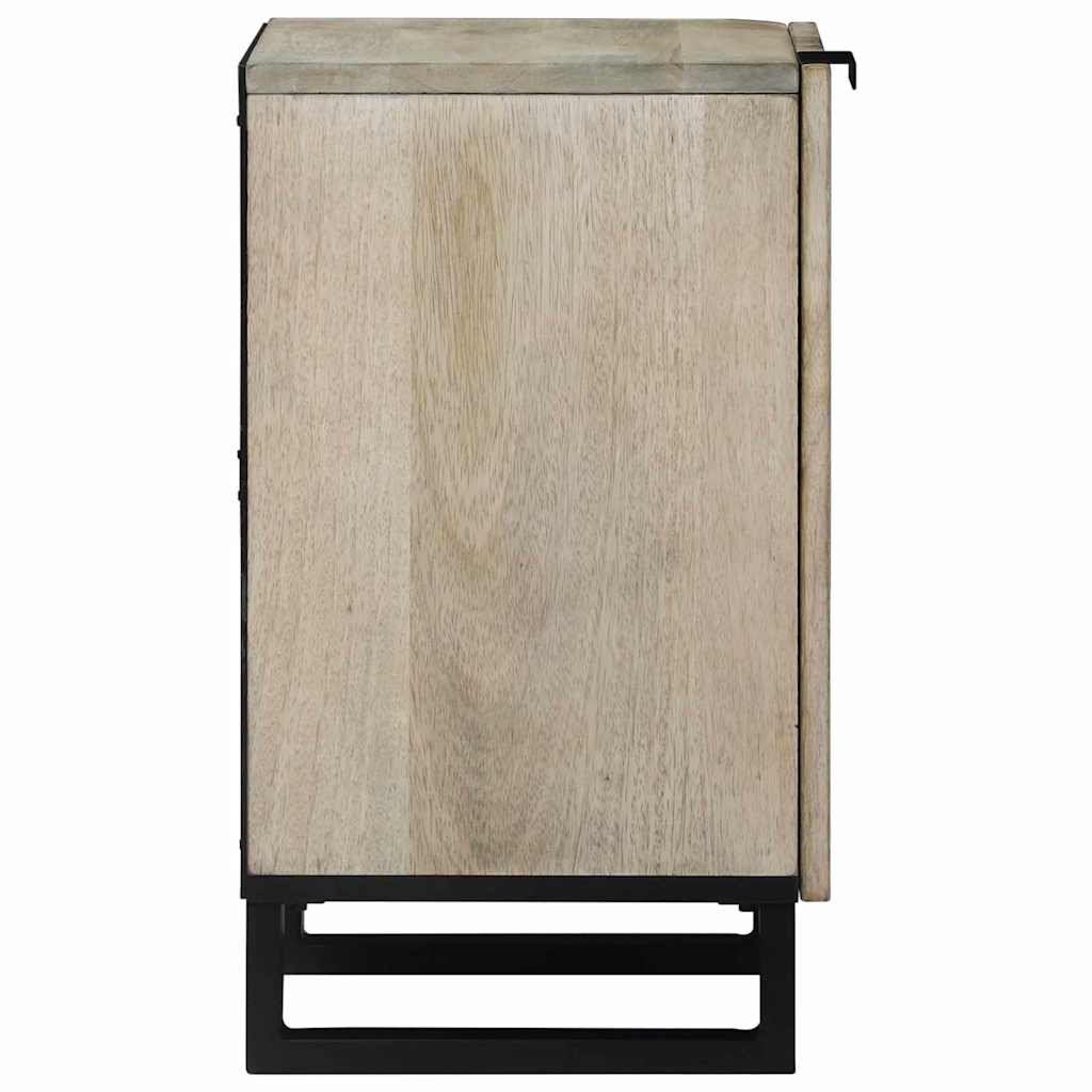 Waschbeckenschrank mit Tür Weiß 38 x 33,5 x 58 cm Holzwerkstoff