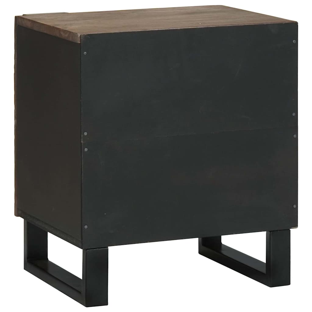 Nachttisch 2 pcs Walnuss 40 x 33 x 46 cm Holzwerkstoff