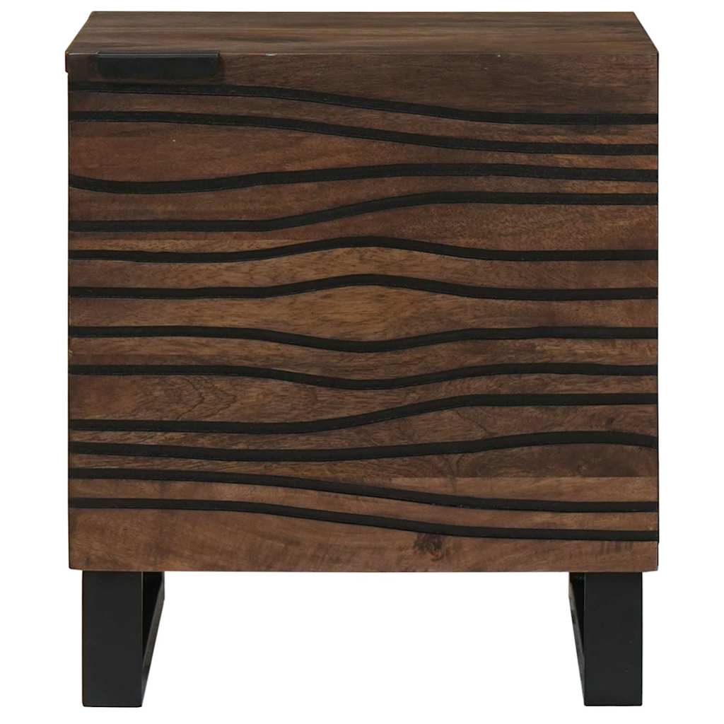 Nachttisch 2 pcs Walnuss 40 x 33 x 46 cm Holzwerkstoff