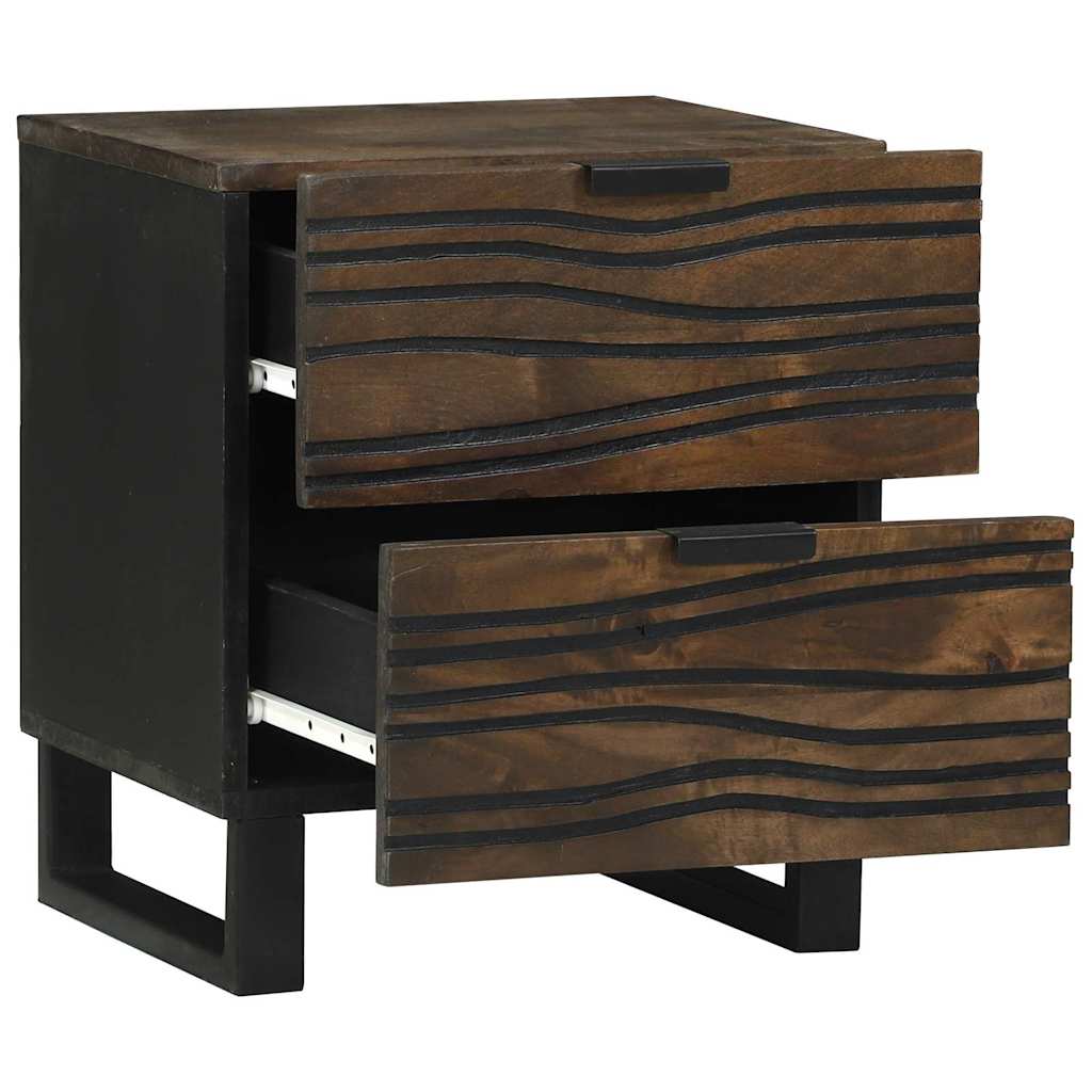 Nachttisch 2 pcs Walnuss 40 x 33 x 46 cm Holzwerkstoff