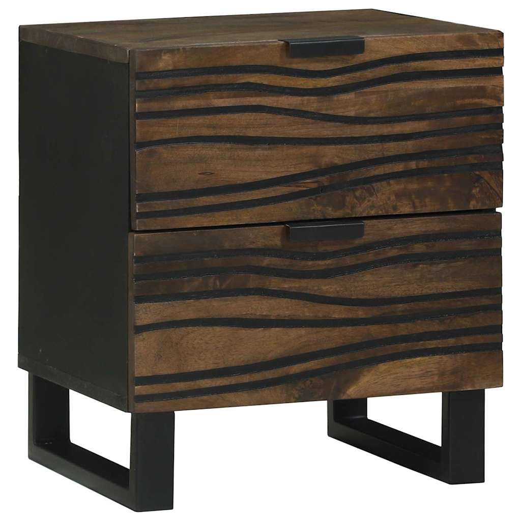 Nachttisch 2 pcs Walnuss 40 x 33 x 46 cm Holzwerkstoff