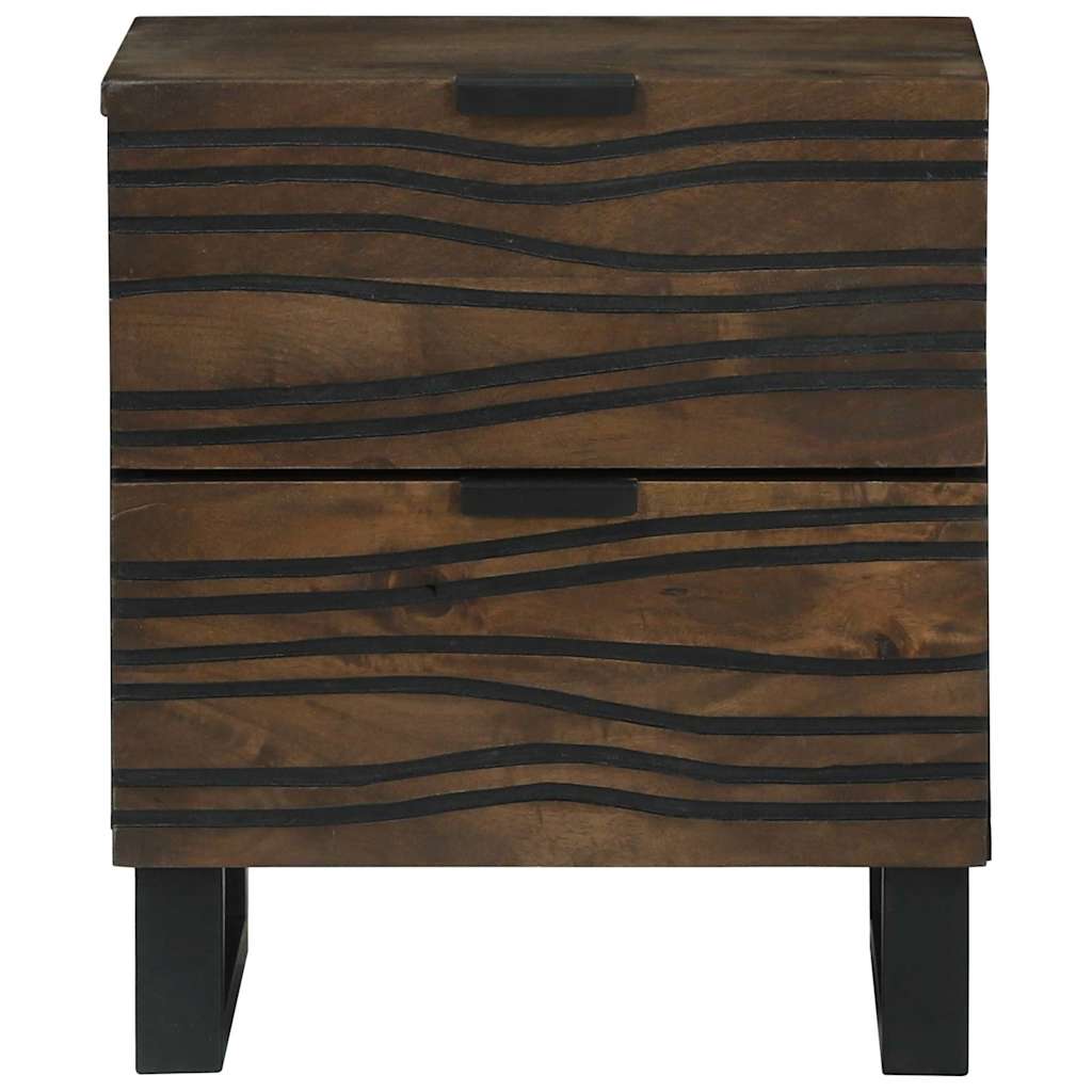 Nachttisch 2 pcs Walnuss 40 x 33 x 46 cm Holzwerkstoff