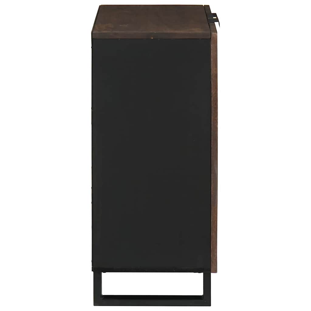 Sideboard Walnuss 60 x 33,5 x 75 cm Massivholz Mango