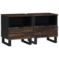 Nachttisch 2 pcs Walnuss 40 x 33 x 46 cm Holzwerkstoff