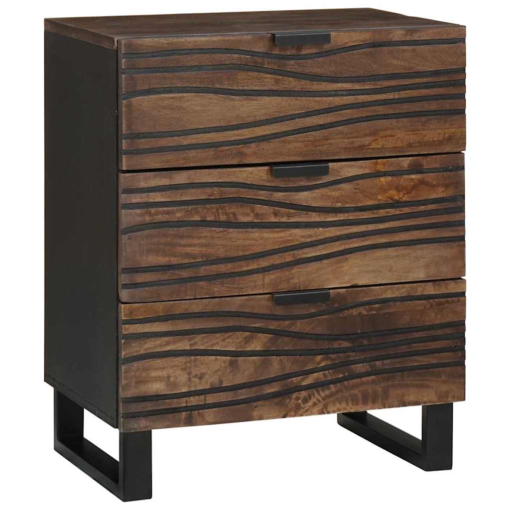 Nachttisch Walnuss 50 x 33 x 62 cm Holzwerkstoff