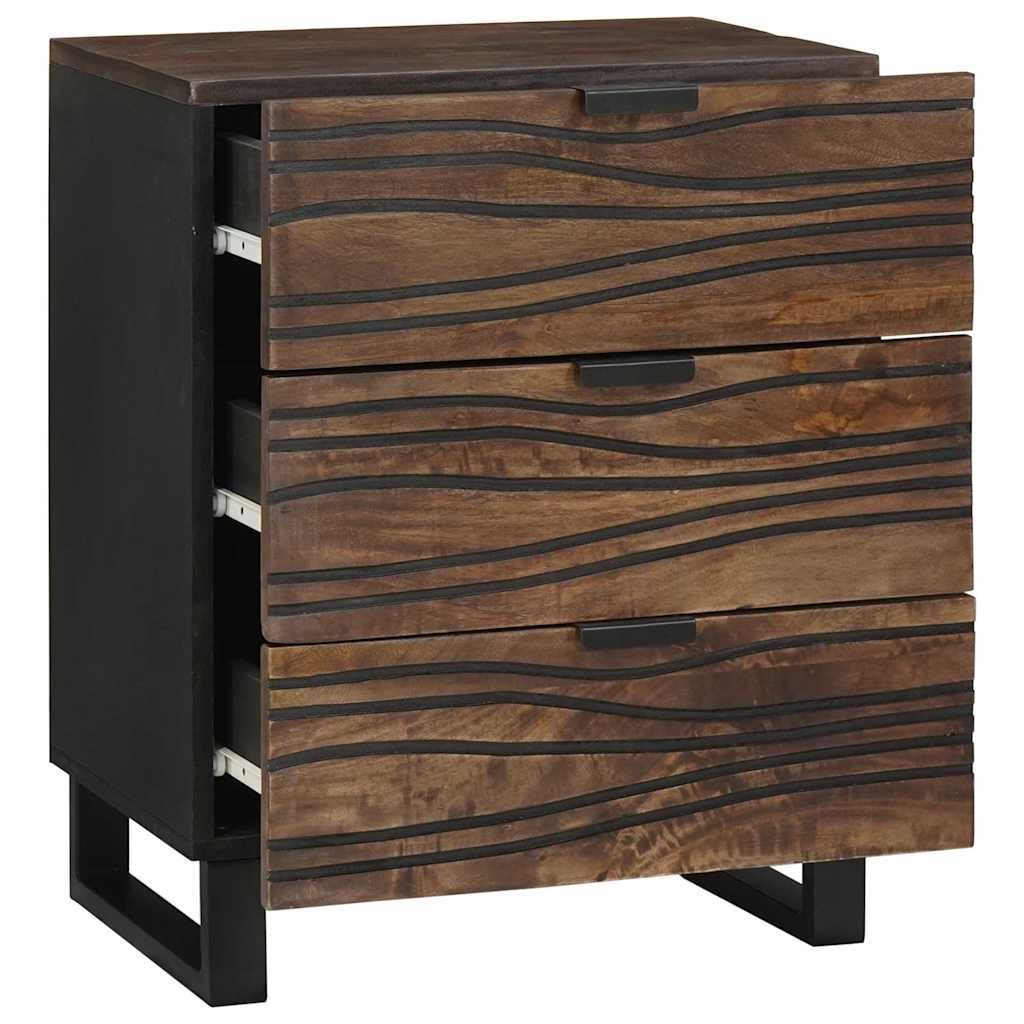 Nachttisch Walnuss 50 x 33 x 62 cm Holzwerkstoff