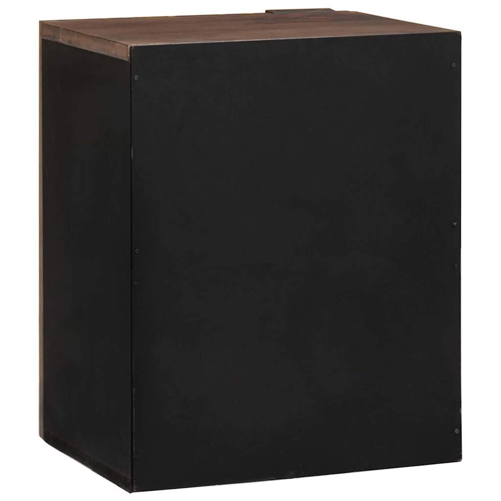 Waschbeckenschrank Walnuss 38 x 33,5 x 48 cm Holzwerkstoff