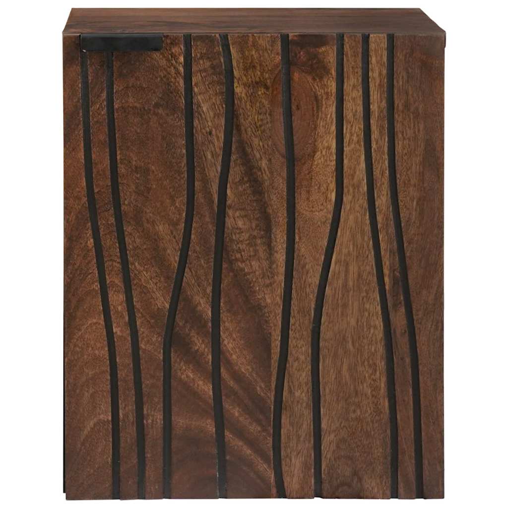Waschbeckenschrank Walnuss 38 x 33,5 x 48 cm Holzwerkstoff