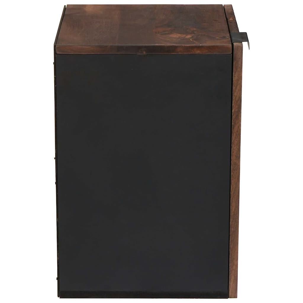 Waschbeckenschrank Walnuss 38 x 33,5 x 48 cm Holzwerkstoff