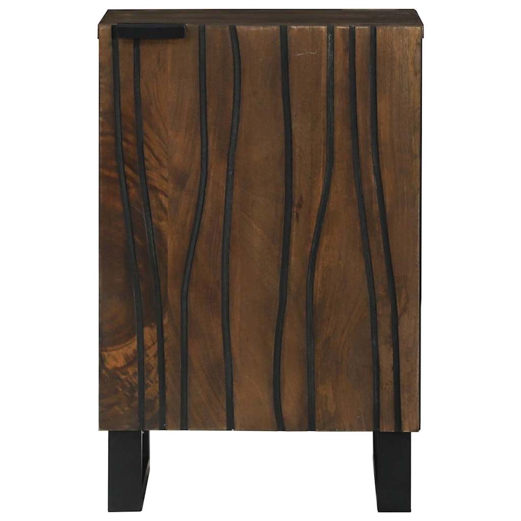 Waschbeckenschrank Walnuss 38 x 33,5 x 58 cm Holzwerkstoff