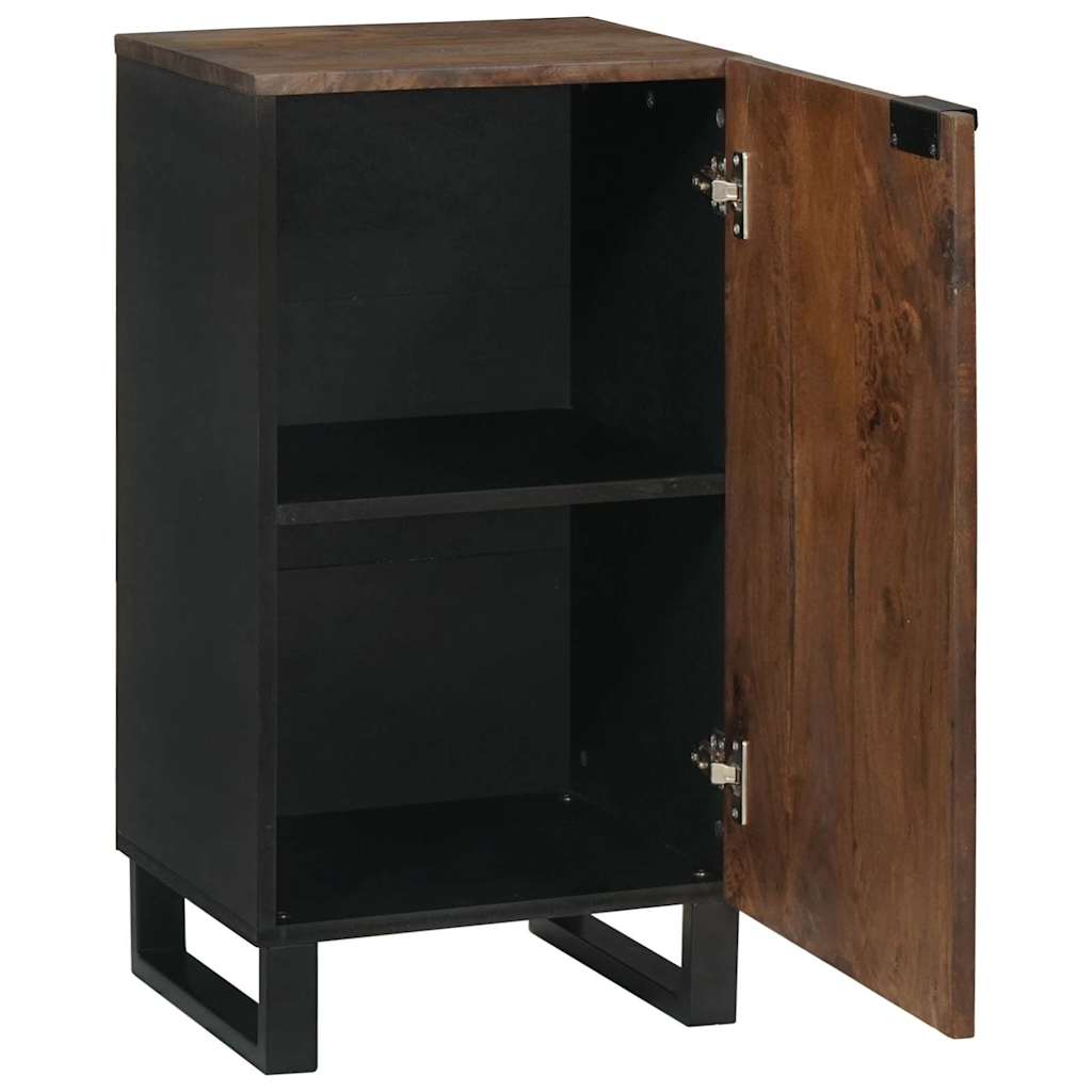 Sideboard Braun 40 x 33 x 75 cm massives Mangoholz