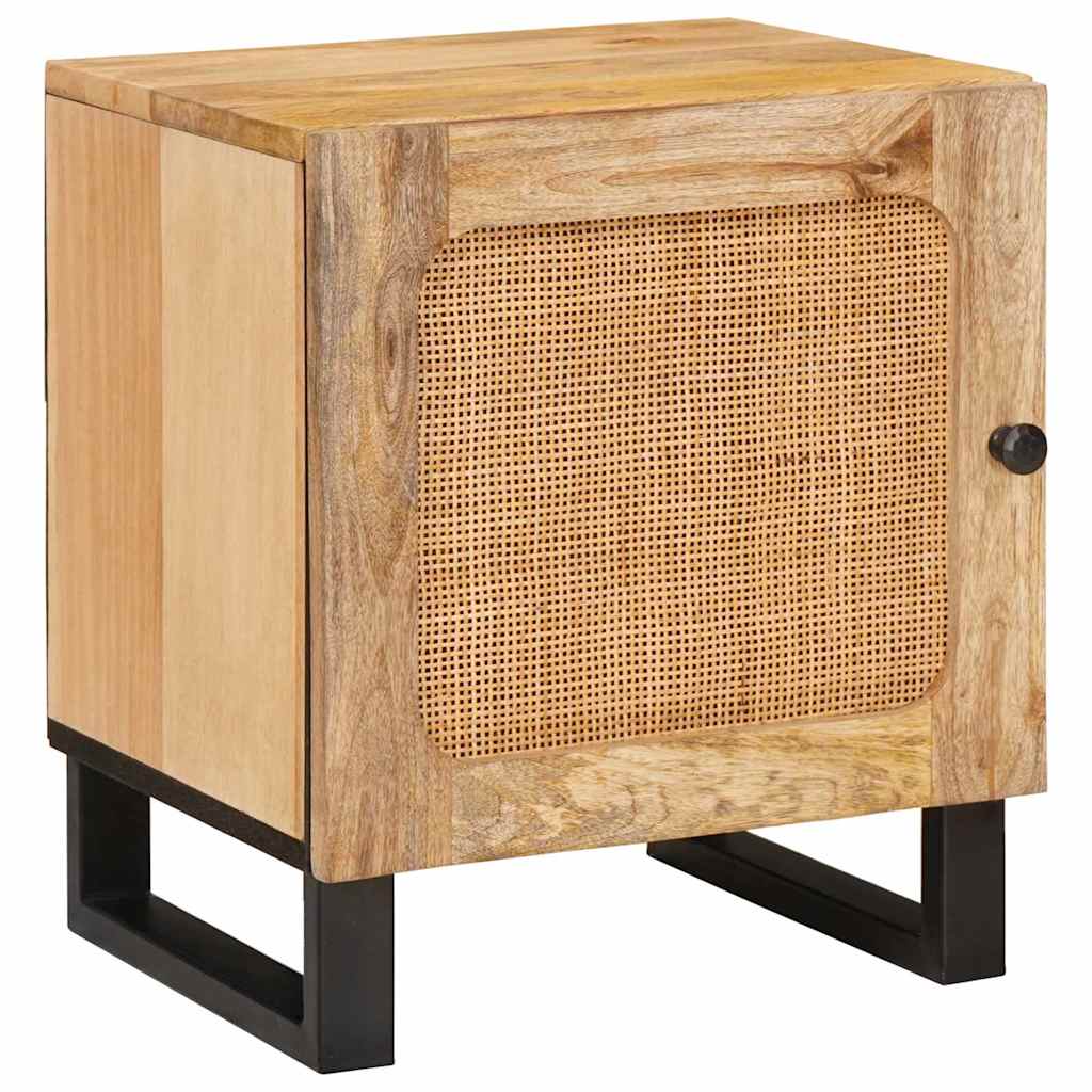 Nachttisch 2 pcs Natur 40 x 33 x 46 cm