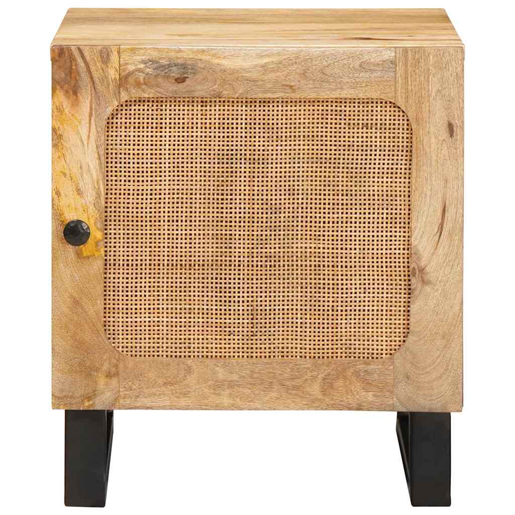 Nachttisch 2 pcs Natur 40 x 33 x 46 cm