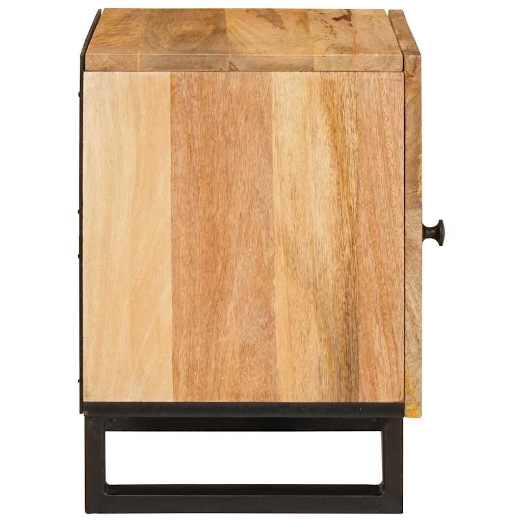 Nachttisch 2 pcs Natur 40 x 33 x 46 cm
