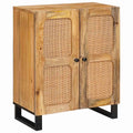 Sideboard Braun 60 x 33 x 75 cm Massivholz Mango
