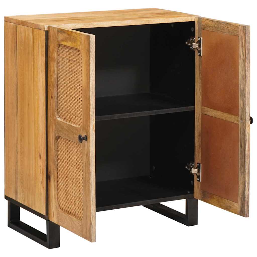 Sideboard Braun 60 x 33 x 75 cm Massivholz Mango