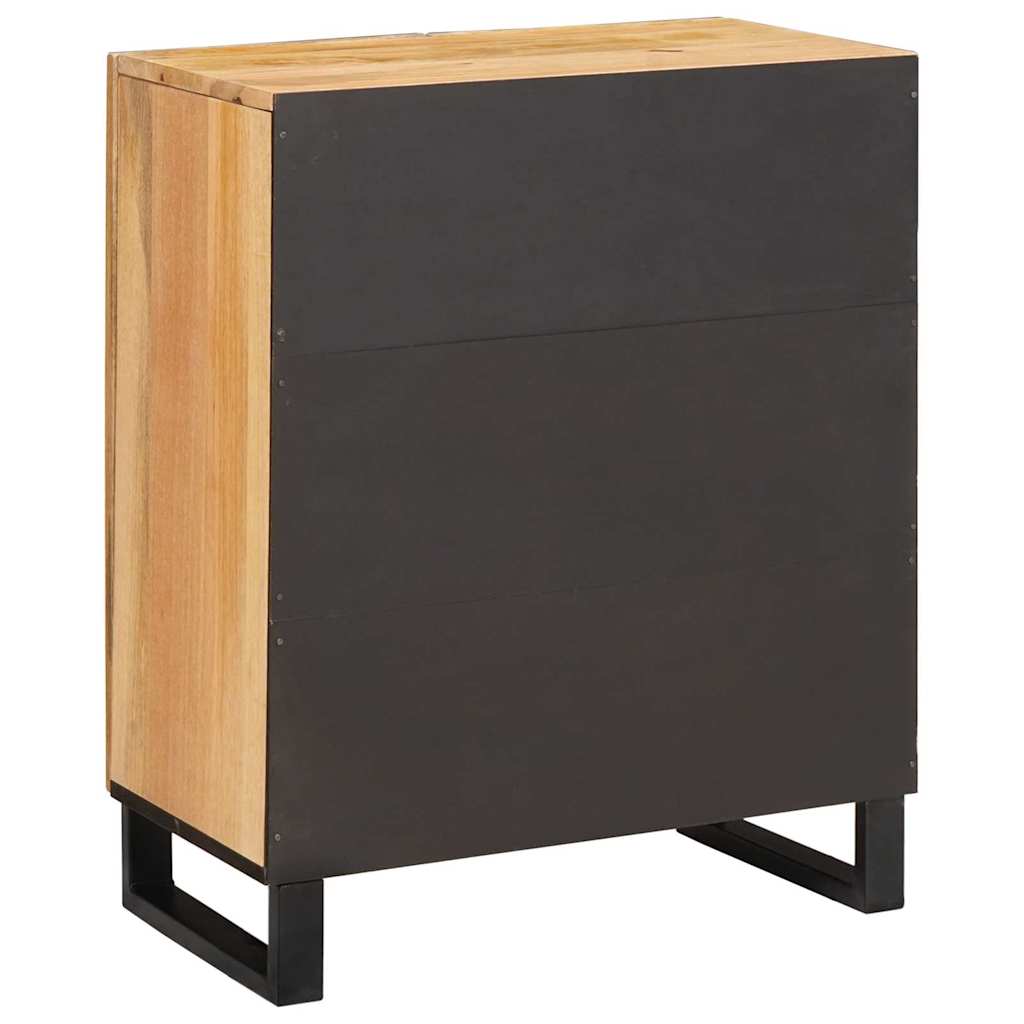 Sideboard Braun 60 x 33 x 75 cm Massivholz Mango