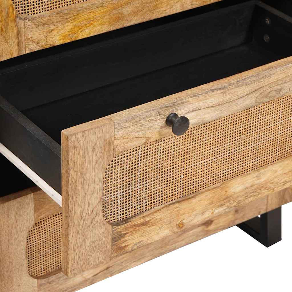 Sideboard Braun 60 x 33 x 75 cm Massivholz Mango